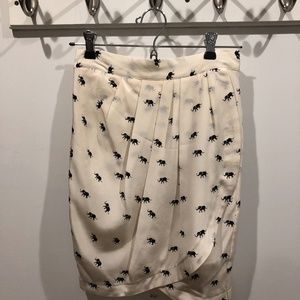Yumi Kim Elephant Silk Tulip Skirt- Never Worn! XS